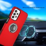 Wholesale Dual Layer Armor Hybrid Stand Ring Case for Samsung Galaxy A13 4G (Red)