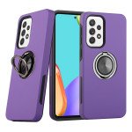Wholesale Dual Layer Armor Hybrid Stand Ring Case for Samsung Galaxy A33 5G (Purple)