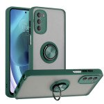 Tuff Slim Armor Hybrid Ring Stand Case for Motorola G Stylus 5G 2022, Motorola G Stylus 4G 2022 (Green)