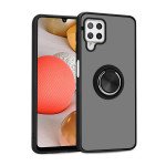 Wholesale Tuff Slim Armor Hybrid Ring Stand Case for Samsung Galaxy A22 4G (Black)