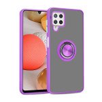 Wholesale Tuff Slim Armor Hybrid Ring Stand Case for Samsung Galaxy A22 4G (Purple)