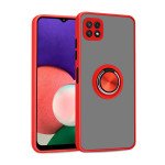 Wholesale Tuff Slim Armor Hybrid Ring Stand Case for Samsung Galaxy A22 5G  / Boost Mobile Celero 5G (Red)
