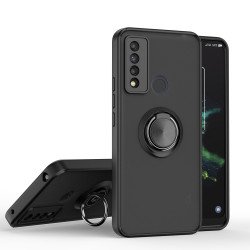 Tuff Slim Armor Hybrid Ring Stand Case for TCL 20 XE (Black) Tuff Slim Armor Hybrid Ring Stand Case for TCL 20 XE (Black)