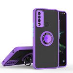 Wholesale Tuff Slim Armor Hybrid Ring Stand Case for TCL 20 XE (Purple)