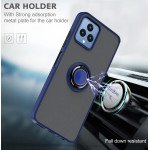 Wholesale Tuff Slim Armor Hybrid Ring Stand Case for T-Mobile Revvl 6 5G / Boost Mobile Celero 5G 2023 (Navy Blue)