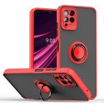 Wholesale Tuff Slim Armor Hybrid Ring Stand Case for T-Mobile Revvl 6 Pro 5G (Red)