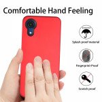 Wholesale Glossy Dual Layer Armor Defender Hybrid Protective Case Cover for Samsung Galaxy A03 Core (Purple)