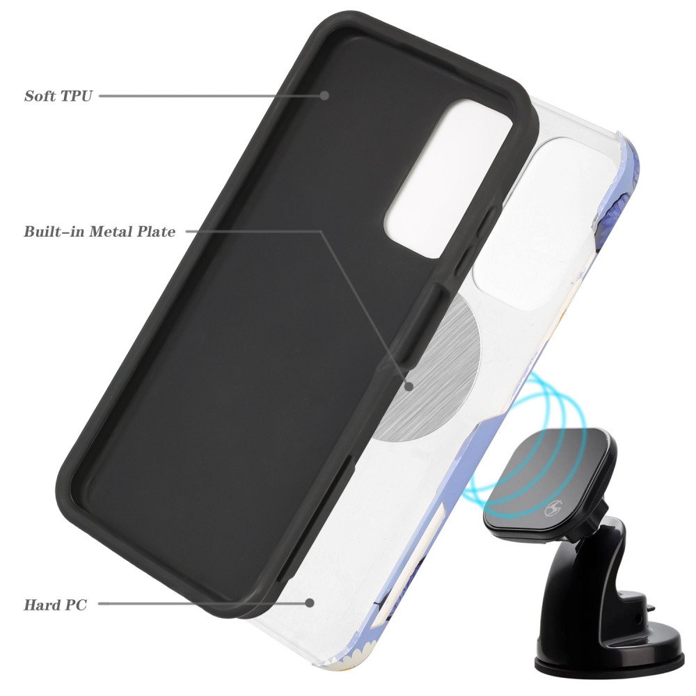 Wholesale Glossy Design Fashion Dual Layer Armor Defender Hybrid