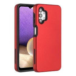 Glossy Dual Layer Armor Defender Hybrid Protective Case Cover for Samsung Galaxy A32 5G (red) Glossy Dual Layer Armor Defender Hybrid Protective Case Cover for Samsung Galaxy A32 5G (red)