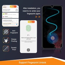 3D Tempered Glass Full Screen Protector with Working Adhesive In Screen Finger Scanner for Samsung Galaxy S23 / S22 (Clear) 3D Tempered Glass Full Screen Protector with Working Adhesive In Screen Finger Scanner for Samsung Galaxy S23 / S22 (Clear)