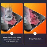 Wholesale 3D Tempered Glass Full Screen Protector with Working Adhesive In Screen Finger Scanner for Samsung Galaxy S22 (Clear)