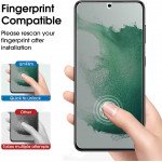 Wholesale Privacy Anti-Spy Full Cover Tempered Glass Screen Protector Fingerprint ID Compatible for Samsung Galaxy S23 (Black)