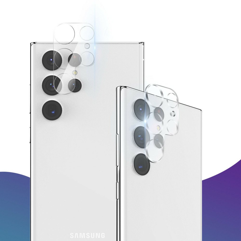 Wholesale Camera Lens Hd Tempered Glass Protector Shield For Samsung Galaxy S22 Ultra Clear