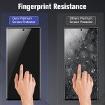 Wholesale Privacy Anti-Spy Full Cover Tempered Glass Screen Protector for Samsung Galaxy S23 Ultra (Black)