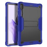 Wholesale Heavy Duty Full Body Shockproof Protection Kickstand Hybrid Tablet Case Cover for Samsung Galaxy Tab S8 Plus (X800/X806), Samsung Galaxy Tab S7 Plus (T970/T975), Samsung Galaxy Tab S7 FE (T730/T735) (Blue)