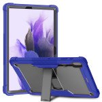 Wholesale Heavy Duty Full Body Shockproof Protection Kickstand Hybrid Tablet Case Cover for Samsung Galaxy Tab S8 Plus (X800/X806), Samsung Galaxy Tab S7 Plus (T970/T975), Samsung Galaxy Tab S7 FE (T730/T735) (Blue)