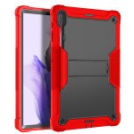 Wholesale Heavy Duty Full Body Shockproof Protection Kickstand Hybrid Tablet Case Cover for Samsung Galaxy Tab S8 Plus (X800/X806), Samsung Galaxy Tab S7 Plus (T970/T975), Samsung Galaxy Tab S7 FE (T730/T735) (Red)