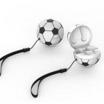 Wholesale TWS Soccer Ball Sport Style Bluetooth Wireless Headphone Earbuds Headset Stereo Sound With Strap LR01 for Universal Cell Phone And Bluetooth Device (White)