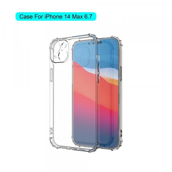 Wholesale Crystal Clear Edge Bumper Strong Protective Case for iPhone 14 Plus 6.7 (Clear)