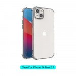 Wholesale Crystal Clear Edge Bumper Strong Protective Case for iPhone 14 Plus 6.7 (Clear)