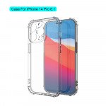 Wholesale Crystal Clear Edge Bumper Strong Protective Case for iPhone 14 Pro 6.1 (Clear)