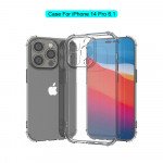 Wholesale Crystal Clear Edge Bumper Strong Protective Case for iPhone 14 Pro 6.1 (Clear)