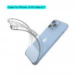 Wholesale Crystal Clear Edge Bumper Strong Protective Case for iPhone 14 Pro Max 6.7 (Clear)