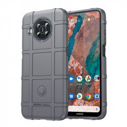 Shockproof Slim Silicone Full Corner Rugged Shield Protection Case for Nokia X100 (Gray)