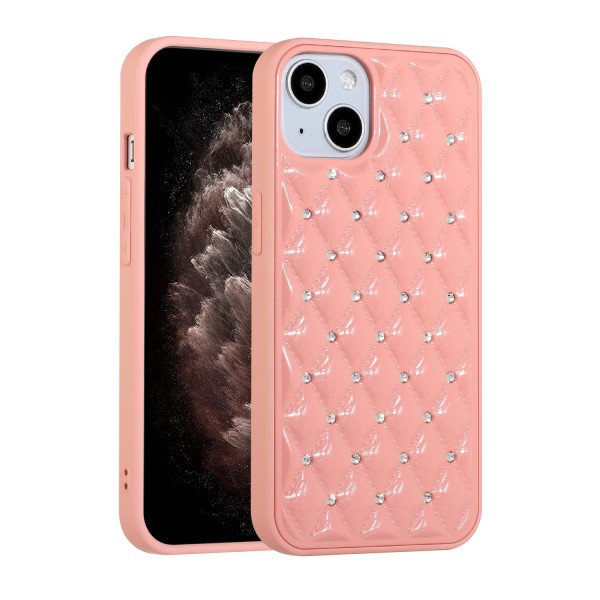 Wholesale Shiny Star Crystal Glitter Diamond Case for Apple iPhone 13 [6.1] (Pink)