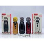 Wholesale Karaoke Machine Microphone Wireless Portable Handheld Bluetooth Speaker KTV WS899 for Universal Cell Phone And Bluetooth Device (Silver)