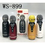 Wholesale Karaoke Machine Microphone Wireless Portable Handheld Bluetooth Speaker KTV WS899 for Universal Cell Phone And Bluetooth Device (Red)