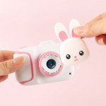 Wholesale 1080P Mini Cartoon Kid Camera Soft Silicone Shell Digital Video Camera with Built-In Games X11 for Children Kid Party Outdoor and Indoor Play (White Bunny)