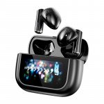 Wholesale Universal Portable Wireless Bluetooth TWS Headphones with Touch Screen Charging Case YX29 for Universal Cell Phone And Bluetooth Device (Black)