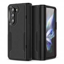Heavy Duty Strong Armor Hybrid Trailblazer Case Cover for Samsung Galaxy Z Fold 5 (Black) Heavy Duty Strong Armor Hybrid Trailblazer Case Cover for Samsung Galaxy Z Fold 5 (Black)