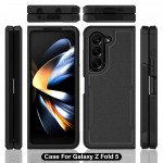 Wholesale Heavy Duty Strong Armor Hybrid Trailblazer Case Cover for Samsung Galaxy Z Fold 5 (Black)