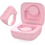 Wholesale Bluetooth Wireless TIKTOK Ring Video Music Remote Controller Camera Shutter Selfie Button DO1PRO for Universal Phones (Pink)
