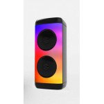 Wholesale Large LED Light Tower Wireless Portable Bluetooth Speaker for Universal Cell Phone And Bluetooth Device QS2409 (Black)