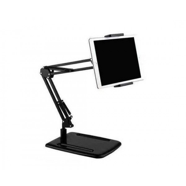 Wholesale 360-degree Adjustable Hands Free Tablet Phone Holder Mount Long Stand for Universal Cell Phone And Bluetooth Device (Black)