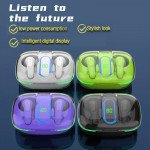 Wholesale TWS Wireless Stereo Headset with Comfort-Fit Earbuds - High-Quality Sound & Hands-Free Calling with Battery Display for Universal Cell Phone And Bluetooth Device Pro70 (Purple)