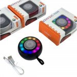 Wholesale Latest TWS Bass Speaker: Compact Design with Vibrant Coloured Lights KMS200 for Universal Cell Phone And Bluetooth Device (Silver)