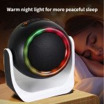 Wholesale Mountable Bluetooth Speaker with Adjustable Angle, Rotatable Design & Colorful LED Light (Black)