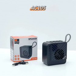 TWS Cube Design Portable Bluetooth Speaker with Hand Strap A105 (Black)