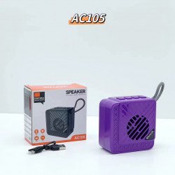 TWS Cube Design Portable Bluetooth Speaker with Hand Strap A105 (Purple)
