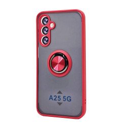 Tuff Slim Armor Hybrid Ring Stand Case for Samsung Galaxy A25 5G (Red) Tuff Slim Armor Hybrid Ring Stand Case for Samsung Galaxy A25 5G (Red)