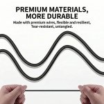 Wholesale Gold-Plated Plugs 3.5mm to 3.5mm Audio Auxiliary Music Cable 5FT for Universall 3.5mm Music Devices (Black)