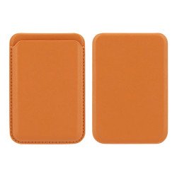 MagSafe Magnetic Slim Wallet with Phone Stand and 2-3 Card Slots (Orange)