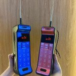 Wholesale Classic Telephone Design FM Radio Portable Bluetooth Speaker B216 for Universal Cell Phone And Bluetooth Device (Blue)