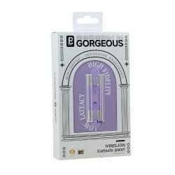 Chic Tube Design Wireless TWS Earbuds Headset: Lipstick Shape, Fashion Colors with Charging Case BW07 for Universal Cell Phone And Bluetooth Device (Purple) Chic Tube Design Wireless TWS Earbuds Headset: Lipstick Shape, Fashion Colors with Charging Case BW07 for Universal Cell Phone And Bluetooth Device (Purple)