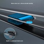 Wholesale Hands Free Wide Air Vent Clip Cell Phone Holder Car Cradle Compatible with Universal Phones C030 for Universal Cell Phone (Blue)