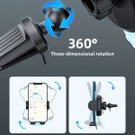 Wholesale Hands Free Wide Air Vent Clip Cell Phone Holder Car Cradle Compatible with Universal Phones C030 for Universal Cell Phone (Blue)